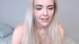 ScarlettMiles graceful blonde passionately masturbating cunt