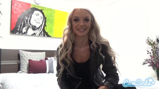 Molly Mae lush babe pleases her pussy