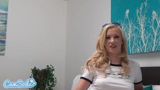 Bailey Mena the obstinate babe works the body with oil