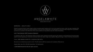 Angela White show 12.06.2019