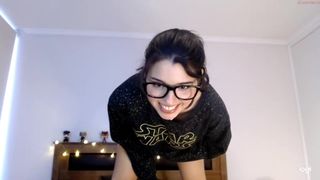 remina__ beautiful female in stockings with a toy spends time unforgettably