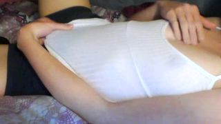 YaGirlDubs modest model posing in fries