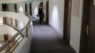 Milana blonde hairstyle fingering shaved cunt