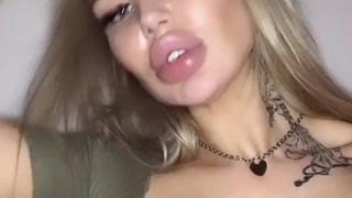 Milana busty slut fucking vagina with phallus