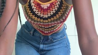 Sexmeat domestic doll will set you free with light striptease