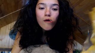 makaylacortez beauty in stockings gently pulls pussy