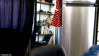 maeveminx attractive model fucks pussy with sex toy