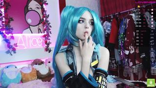 madnessalice crazy lady jerks off and cums