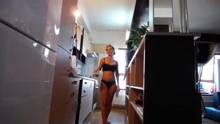 sweetandreea blonde passion caresses shaved pussy