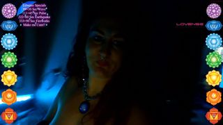 spiritual_slut busty chick caresses shaved pussy