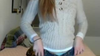 innocent_sub with a toy in the ass