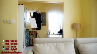 shinyplace big ass blonde in stockings twisting her ass