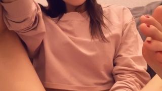 ELLIE LEEN onlyfans cute blonde erotically posing in stockings