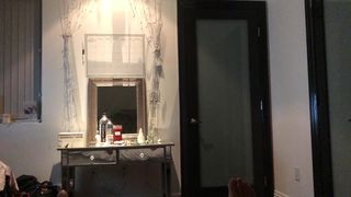 278 gorgeous jerks off a banana and cums.