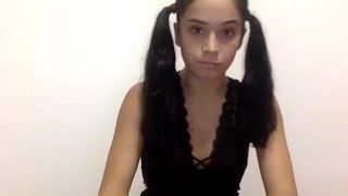 thalia_ventura chaturbate black-haired bitch passionately masturbates cunt