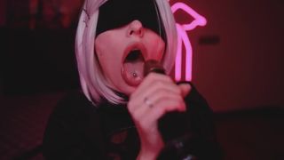 MyKinkyDope blonde passion fingering both holes