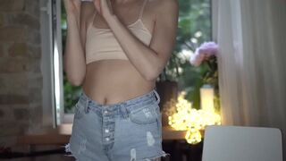 shy_infinity88 chaturbate wonderful chick fingering both holes hard