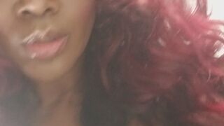 nyomi banxxx 0309 onlyfans beautiful woman in black clearly jerks off her vagina