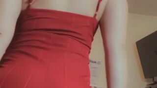 lexxi brookes onlyfans red-haired slut strips and pussy pulls