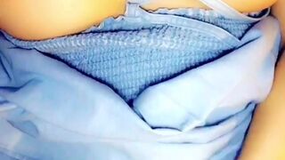 lisa daniels  onlyfans redhead babe caresses natural tits