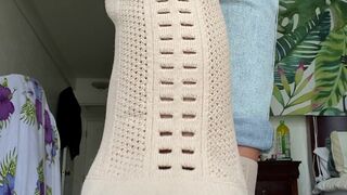 tall tasha onlyfans skinny bitch jerking pussy with phallus