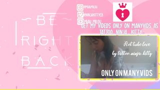 tattoo_ninja_kitty ManyVids hot lady masturbates
