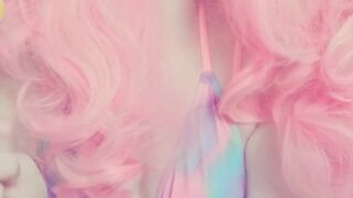 lanabee xo onlyfans babe masturbates with phallus