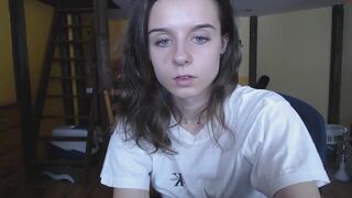 classy_cassie chaturbate red-haired schoolgirl caresses shaved cunt