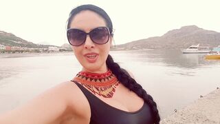 mistress ezada sinn manyvids onlyfans blonde takes off her stockings and daubs