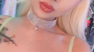 asian manyvids onlyfans elegant slut caresses shaved pussy