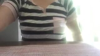 happycougar manyvids onlyfans in black stockings jerks off