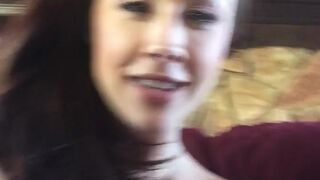 chanelpreston manyvids onlyfans cute slut jumps on a dildo