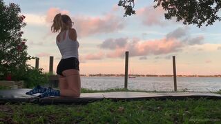 livstixs manyvids onlyfans cute little doll caresses big boobs