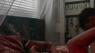 indicaflower manyvids onlyfans gorgeous mare fucks pussy with phallus