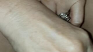 sexymatureaussielady manyvids onlyfans cute babe caresses shaved cunt