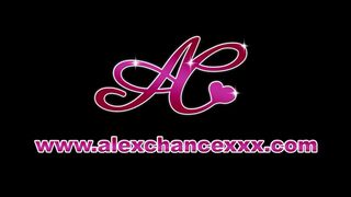 alexchancexxx manyvids onlyfans busty slut fucks pussy in the shower