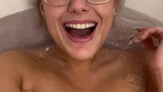 angelwicky manyvids onlyfans gorgeous teen doll caresses big tits