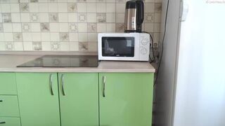 eevian chaturbate babe in stockings passionately masturbating cunt