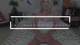 LollipopsAndGumdrops ManyVids ardent young lady caresses big tits at work