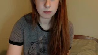 gingerlovex ManyVids shy model posing in lingerie