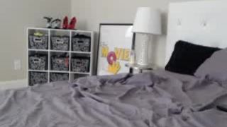 elaysmith ManyVids busty blonde posing in front of the camera