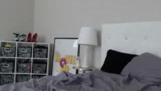 elaysmith ManyVids busty blonde posing in front of the camera