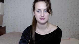 cherry_one chaturbate busty brunette caresses shaved vagina