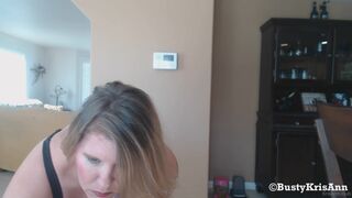 bustykrisann onlyfans shakes while husband is not at home