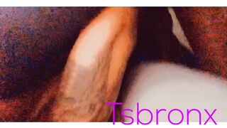 TSBronx onlyfans appetizing slut turns a cool ass