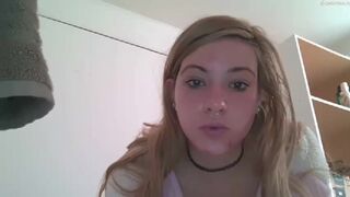 amiliaversace chaturbate cute blonde is saturated with revelations with dildo