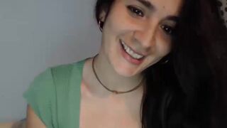 valentina187 classy chick strips and caresses her cunt