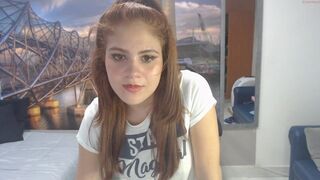 lolita_redhead luxurious bitch fucks pussy with phallus