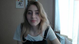 blue__water cute brunette girl masturbates passionately