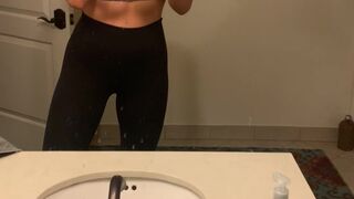 milfymacgyver onlyfans openwork blonde erotically moving in front of the camera